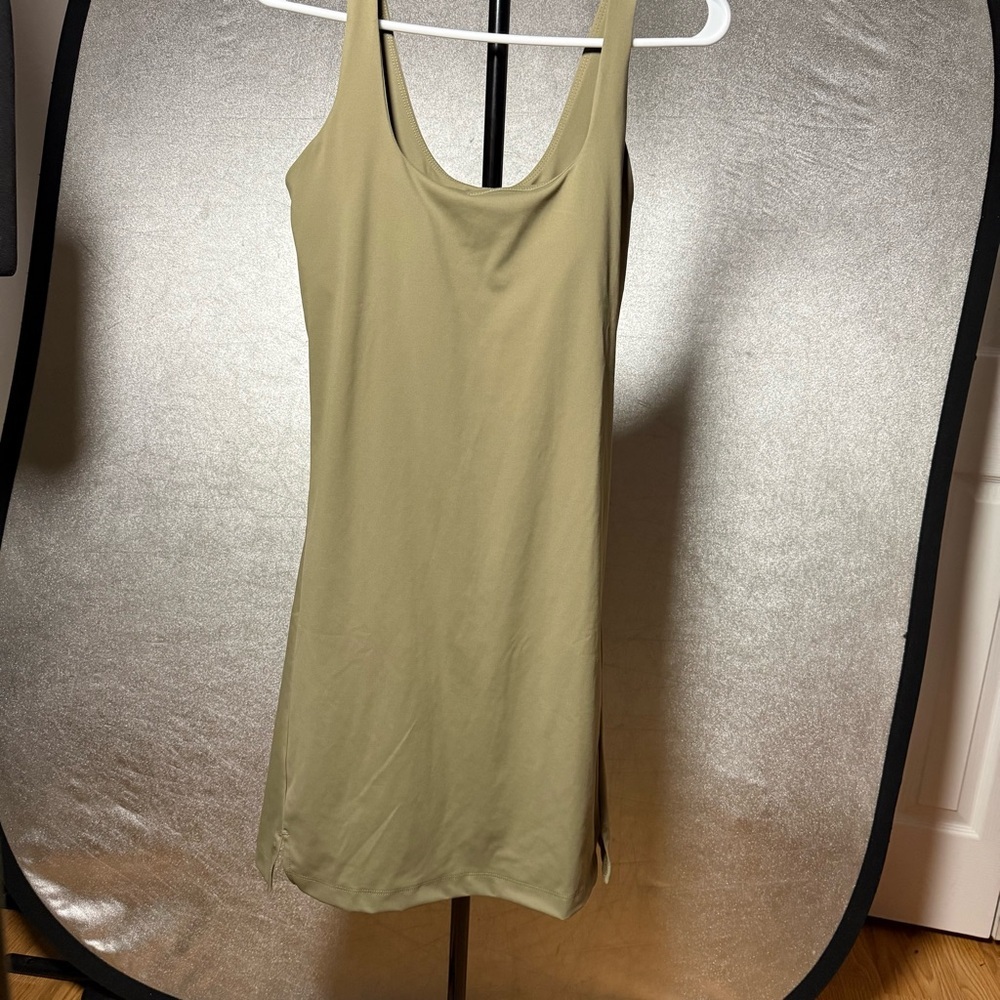 Old Navy Active Olive Sleeveless romper/dress powersoft built in bra